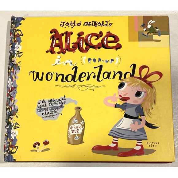 Other - Alice In Wonderland Pop-Up Book by Jotto Seibold Hardcover Lewis Carroll Classic